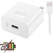 تصویر شارژر و کابل شارژ هانر Honor 66W Type C 