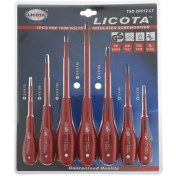 تصویر پیچ گوشتی عایق لیکوتا مدل TSD-20012-LT LICOTA INSULATED SCREWDRIVER 7 PCS 1000 VOLTS TSD-20012-LT PROFESSIONAL TOOL