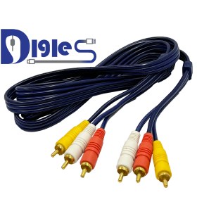 تصویر کابل 3 به 3 ضخیم 1.8M 