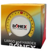 تصویر کاندوم بونکس مدل سفت کننده و بزرگ کننده بسته 12 عددی Bonex Largo And Hardex condoms