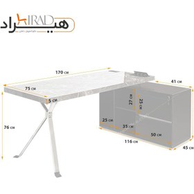 تصویر میز مدیریت هیراد مدل M922 