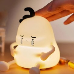 تصویر چراغ خواب فانتزی سیلیکونی طرح چاقالو 