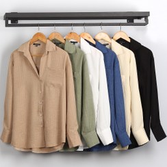 تصویر شومیز اسپورت زنانه - شیری / فری سایز 38 تا 46 