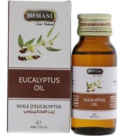 تصویر روغن اکالیپتوس 30 میلی‌لیتر برند hemani Eucalyptus Oil 30ml