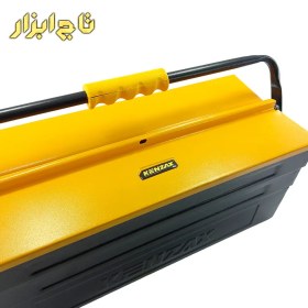 تصویر جعبه ابزار اتومات سه طبقه 50 سانت کنزاکس مدل  KTB 1503 tool box Kenzax 50 cm 3 floors model KTB 1503