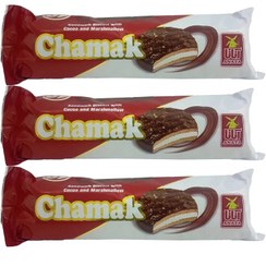 تصویر بیسکویت مغزدار با روکش کاکائو چمک آناتا - 20 گرم بسته 36 عددی 