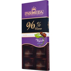 تصویر شکلات تابلت تلخ 96 درصد پارمیدا 80g 