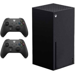 تصویر کنسول بازی مایکروسافت XBOX SERIES X | حافظه 1 ترابایت همراه با دسته اضافه + پایه شارژر XBOX SERIES X 1TB + 1 extra controller + charger