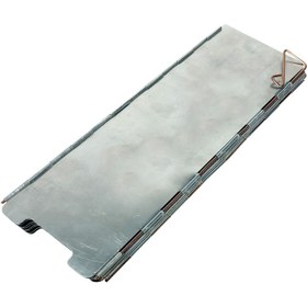 تصویر بادگیر آتشدان مدل D8 - نقره ای 