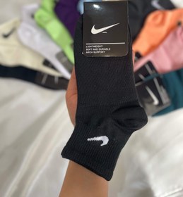 تصویر جوراب نیم ساق نایک - سفید 