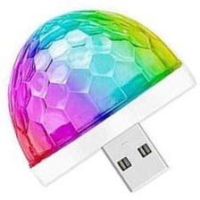 تصویر چراغ USB توپی SMALL LED رنگی 