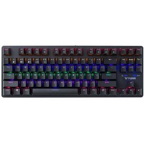 تصویر کیبورد با سیم گیمینگ مکانیکال رپو مدل Rapoo 7500PRO – 87 