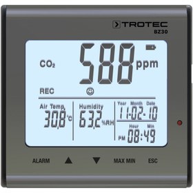 تصویر دستگاه ثبت کننده گاز دی اکسید کربن تروتک مدل BZ30 