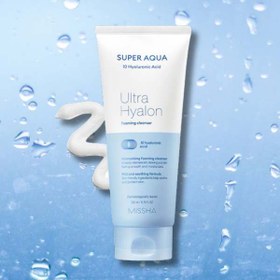 تصویر فوم شستشو سوپر آکوا میشا مدل MISSHA Super Aqua Ultra Hyalron 