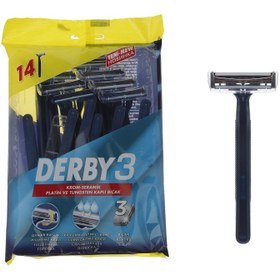 تصویر خود تراش دربی مدل DB03 بسته 14 عددی 