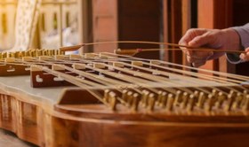 تصویر سنتور موسوی چوب ونگه 