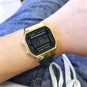 تصویر ساعت مردانه و زنانه کاسیو (Casio) اصل|مدل A168WEGB-1BDF ا Casio Watches Model A168WEGB-1BDF Casio Watches Model A168WEGB-1BDF