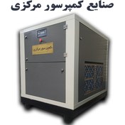 تصویر کمپرسور اسکرو 8000 لیتری (8 متری) 55 کیلووات 