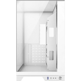 تصویر کیس کامپیوتر گیم مکس Infinity Plus Mid Tower سفید Game Max Infinity Plus Mid Tower White Computer Case