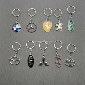 تصویر آویز آرم ماشین استیل 