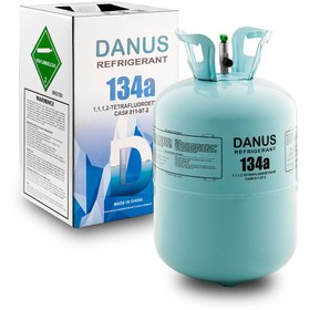 تصویر کپسول 13.6 کیلوگرمی گاز مبرد R-134a برند دانوس DANUS DANUS R-134a 13.6kg