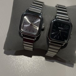 تصویر ساعت مچی صفحه مربعی زنانه نایدو مشکی 