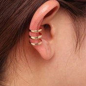 تصویر پیرسینگ گوش استیل ۳ عددی مدل PG305A 