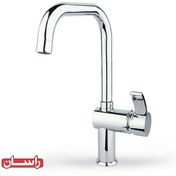 تصویر شیر اهرمی ظرفشویی کروم راسان مدل تندیس ا RASSAN Chrome Tandis Sink Mixer RASSAN Chrome Tandis Sink Mixer