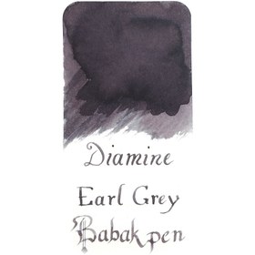 تصویر جوهر خودنویس دیامین رنگ ارل گری DIAMINE INK Earl Grey 