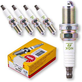 تصویر شمع موتور سمند سورن EF7 نیکل سر تخت NGK samand soren XU7 spark plug NGK