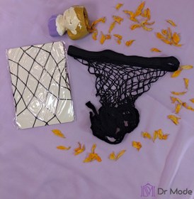 تصویر جوراب شلواری فیشنت سایز درشت کد FB1203 Fishnet pantyhose code FB1203