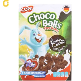 تصویر غلات صبحانه کوپا مدل توپی شکلاتی Choco Balls وزن 300 گرمی - 6 عدد 