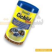 تصویر غذای ماهی ، تترا سیچیلاید استیک ۱۰۰ میل،آلمانی ،آکواریوم آرام Tetra Cichlid sticks