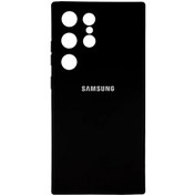 تصویر گارد سیلیکونی اورجینال گوشی سامسونگ مدل S24Ultra - گلبهی Original silicone guard for Samsung S24Ultra phone