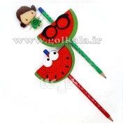 تصویر گیفت هندوانه یلدایی نمدی سایز ۴×۸ سانتی 