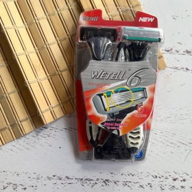 تصویر ژیلت 6 تیغ وینتل کد 1638 