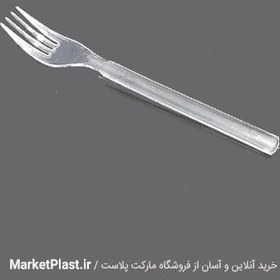 تصویر چنگال یکبارمصرف گلدن(ضخیم) بابا پلاست / کارتن 1000 عددی 