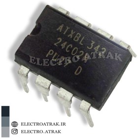 تصویر تراشه حافظه آیسی 24C02 - DIP اورجینال IC EEPROM 24C02