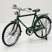 تصویر ماکت دوچرخه لحاف دوزی سبز(bicycle classical) 