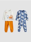 تصویر ست نوزادی پسرانه طلایی LC Waikiki | W54495Z1 اورجینال 