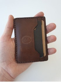 تصویر کیف کارت اعتباری اورجینال مردانه برند Lft Leather Craft رنگ قهوه ای کد ty35182292 