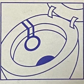 تصویر قرص جرمگیر توالت فرنگی کواکوا مدل آویز کد W-412--04 بسته 2 عددی 