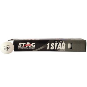 تصویر توپ یک ستاره استگ Stag Table Tennis Ball 1 Star