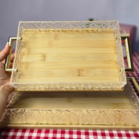 تصویر ست سینی بامبو وارداتی اورجینال 