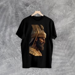 تصویر تیشرت طرح کوروش بزرگ و تخت جمشید 