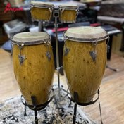 تصویر ست تومبا دولنگه با بانگو و پایه برند sky percussion 