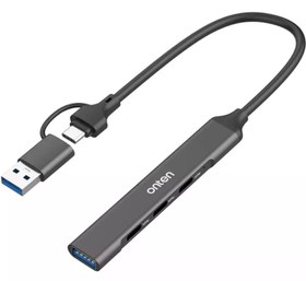 تصویر هاب 4 پورت USB 3.0 اونتن مدل ONT-UCA9703 با قابلیت OTG 