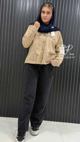 تصویر شلوار جین نیم بگ کد 23 