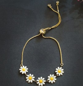 تصویر دستبند گل بابونه 