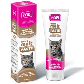 تصویر خمیر مالت گربه هوبی 100 گرم / Hobi Cat Anti_Hairball Paste 